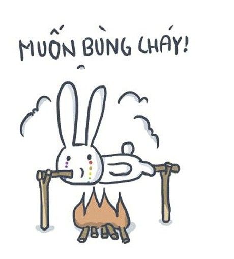 Đừng ai hỏi thêm, thỏ mỏi rồi