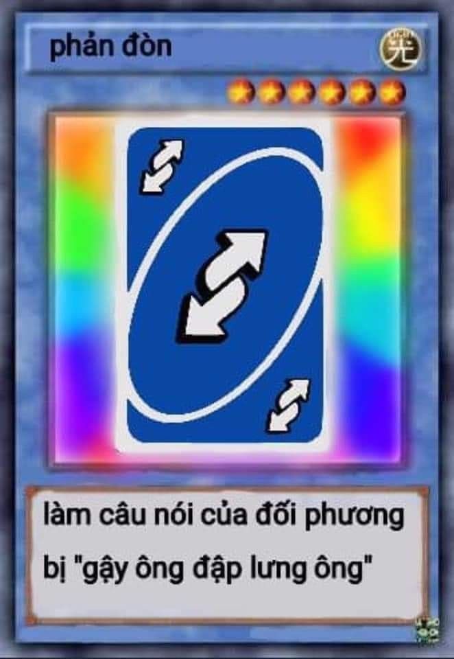 Lá bài đảo ngược meme
