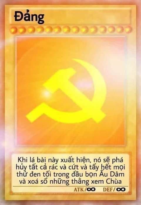 Lá bài meme đảng chế