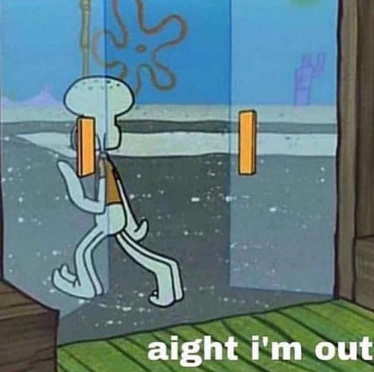 Meme chào tạm biệt