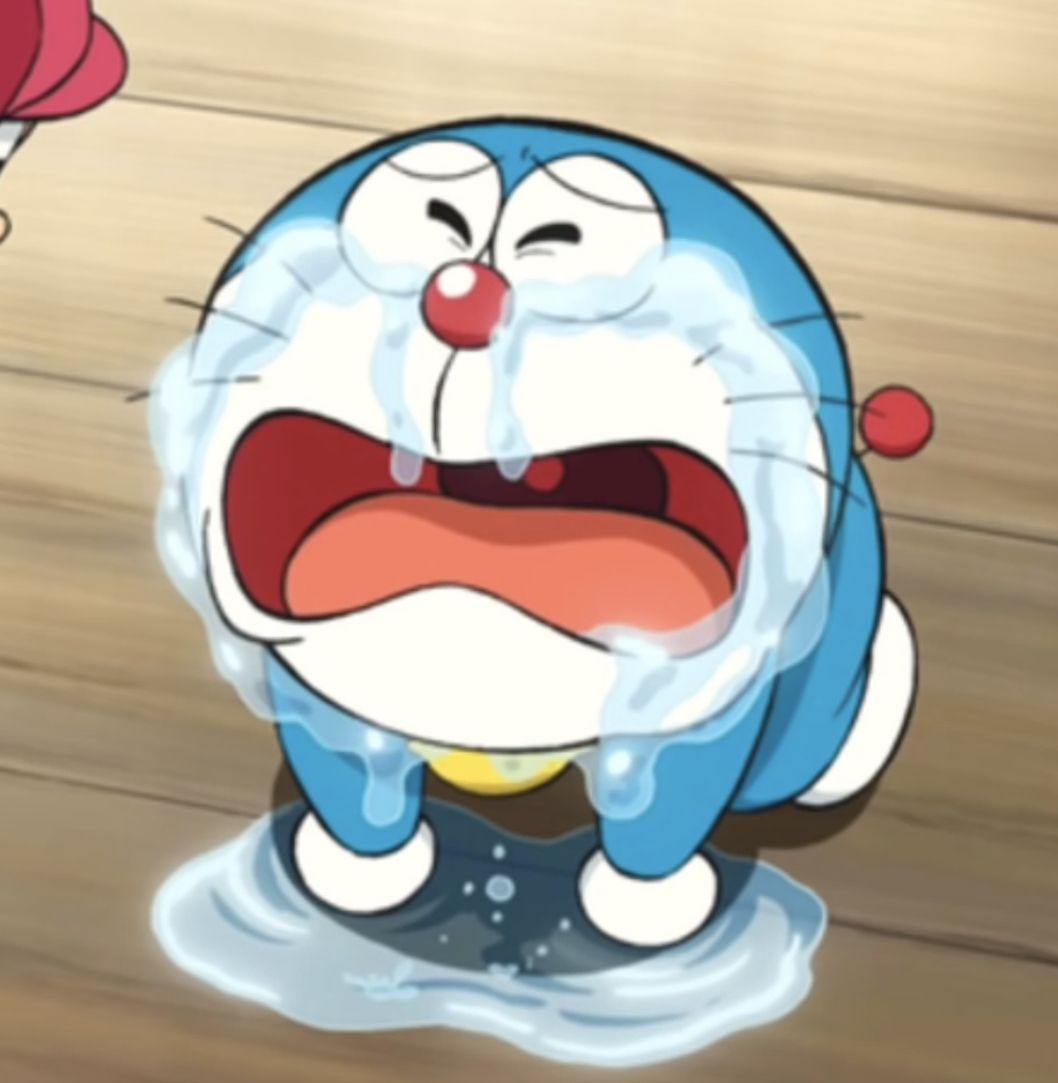 Meme Doraemon khóc
