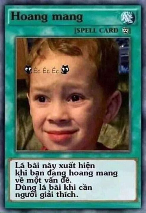 Meme hoang mang thú vị