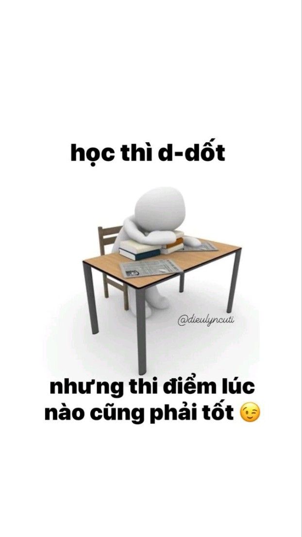 Meme học bài độc đáo