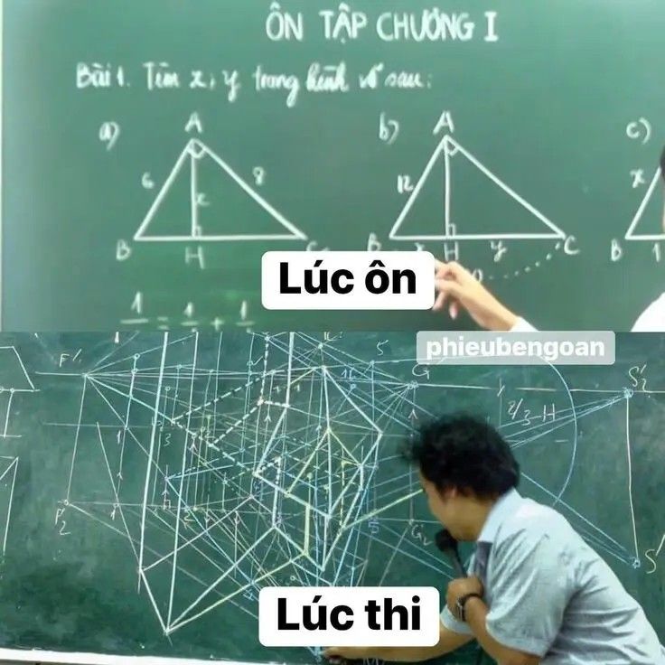 Meme học bài vui nhộn