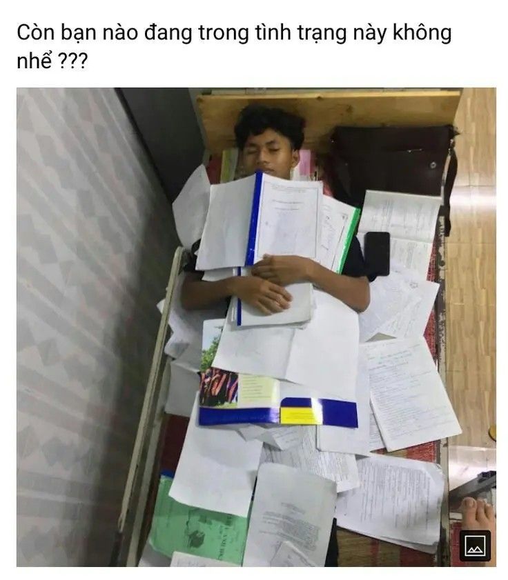 Meme học sinh hài hước