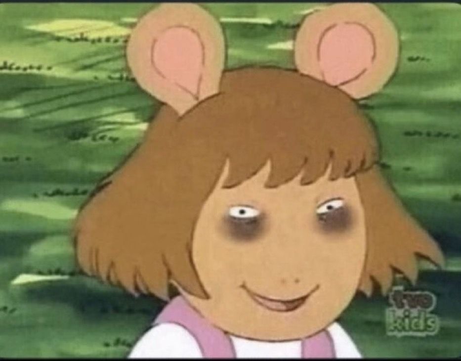 Meme mắt thâm bá đạo