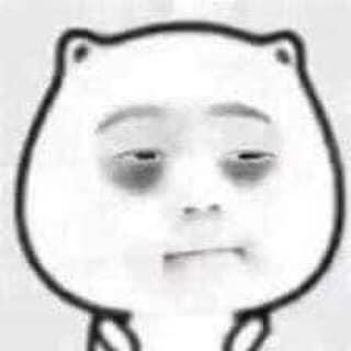 Meme mắt thâm dễ thương