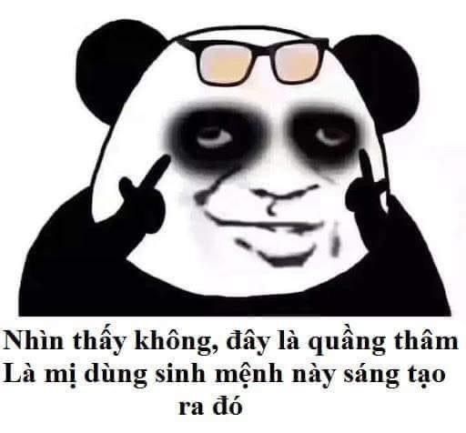 Meme mắt thâm ngộ nghĩnh
