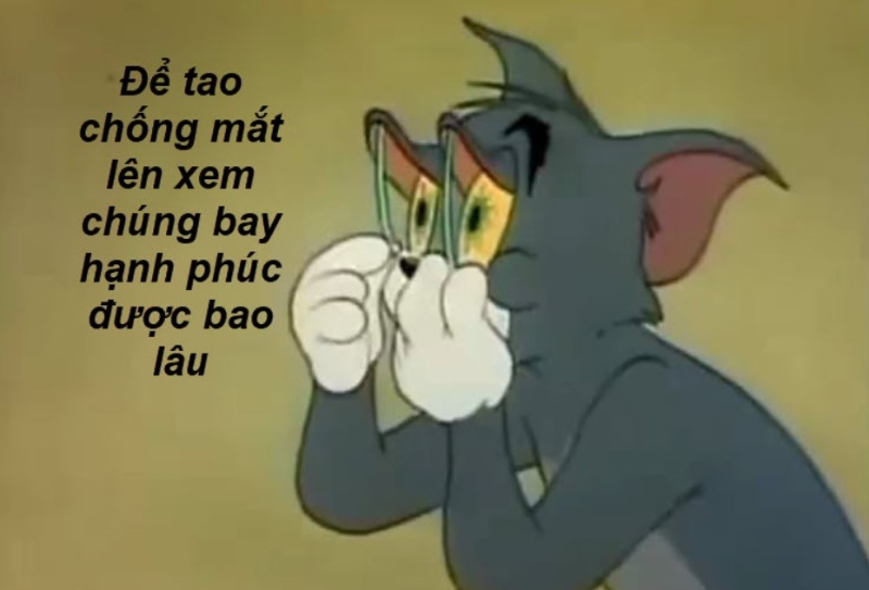 Jerry sống chill, còn Tom thì chịu hậu quả