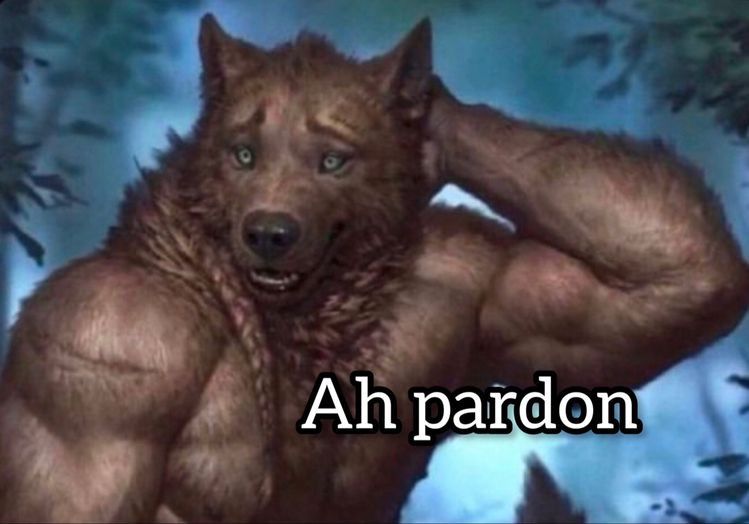 Meme sói cô độc mang phong cách đặc trưng với sự đối lập thú vị ngộ nghĩnh
