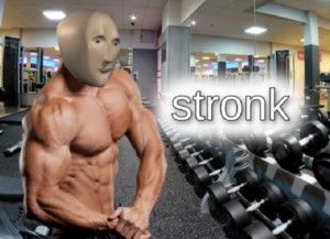 Meme stonks ngộ nghĩnh thường được dùng để chế ảnh châm biếm kinh tế