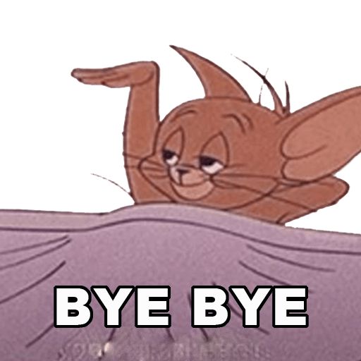 Meme tạm biệt buồn thể hiện tâm trạng lặng lẽ trong phút chia tay