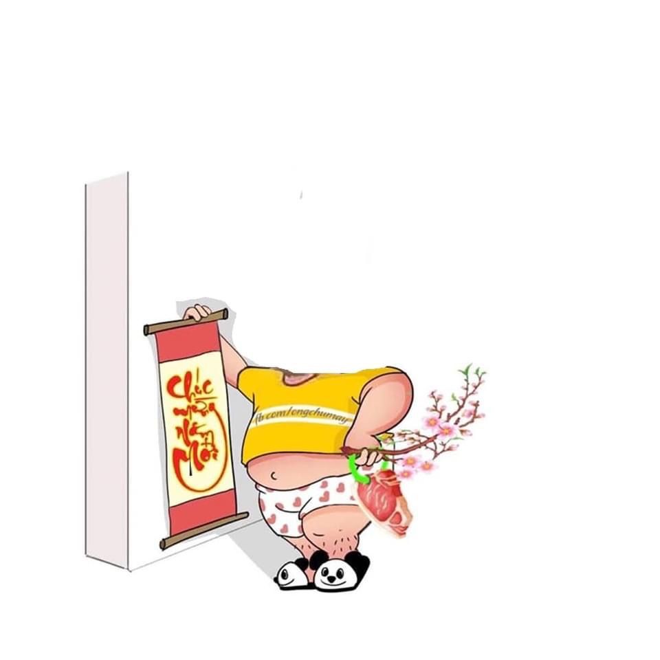 Meme Tết vui nhộn luôn mang đến bầu không khí tràn ngập tiếng cười