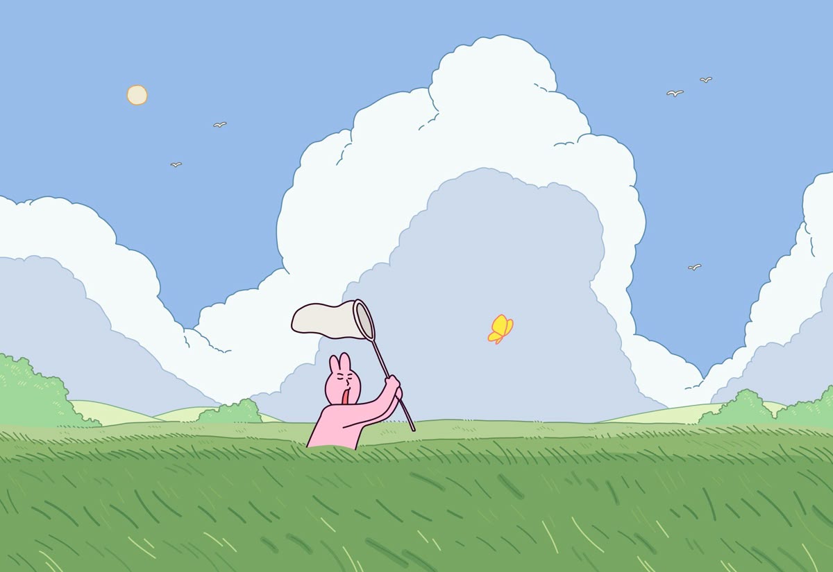 Meme thỏ hồng là minh chứng cho sự kết hợp hoàn hảo giữa dễ thương và hài hước