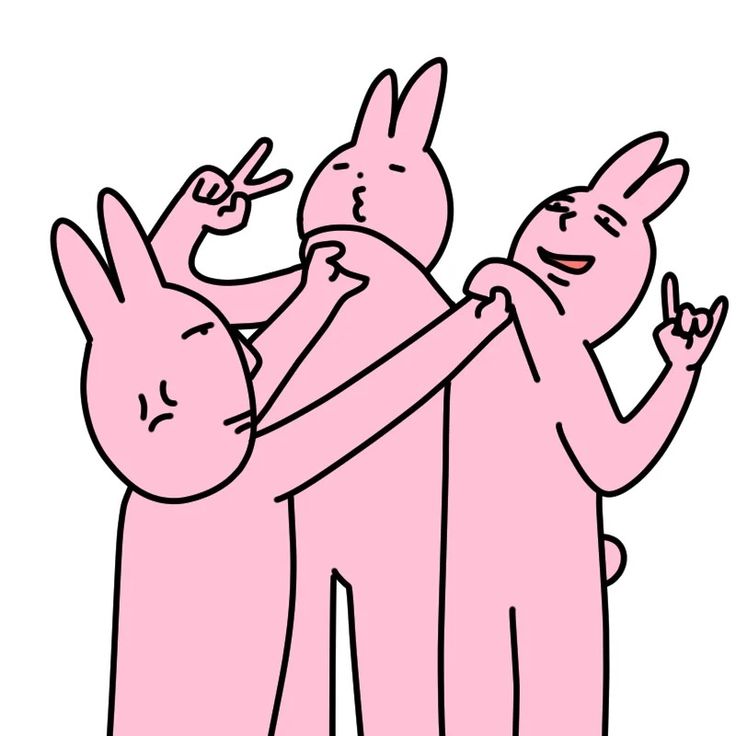 Meme thỏ hồng thể hiện sự sáng tạo không ngừng của cư dân mạng hiện đại