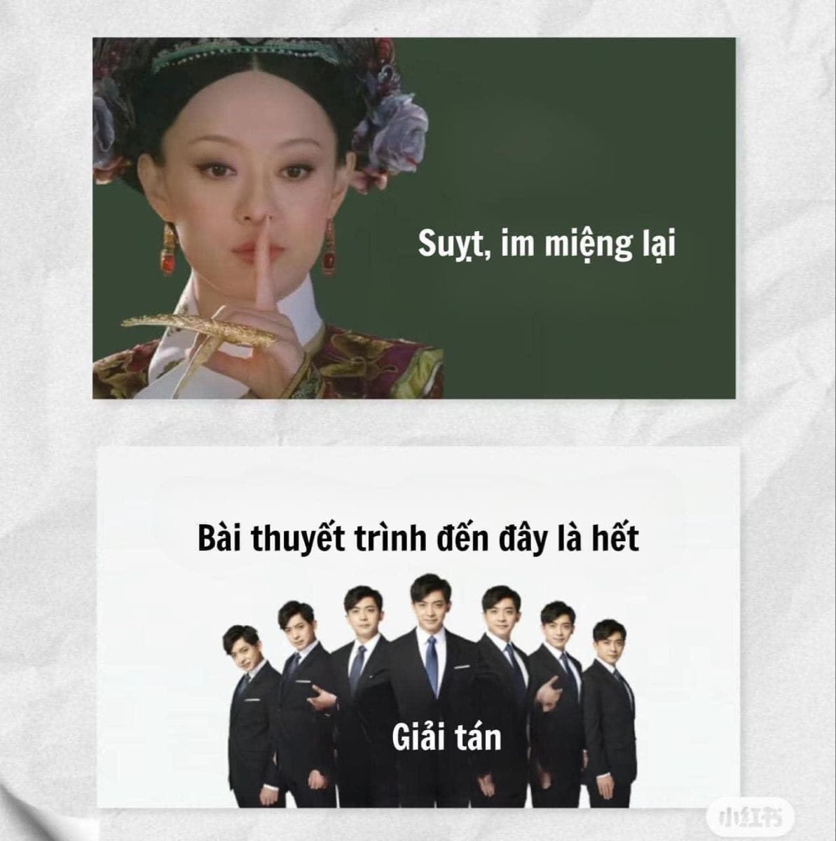 Meme thuyết trình ngộ nghĩnh