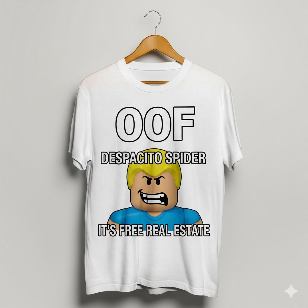 Meme Tshirt Roblox có chữ siêu hài
