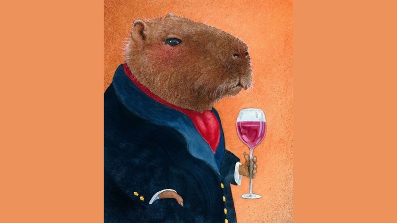 Ảnh Capybara vô tri cute