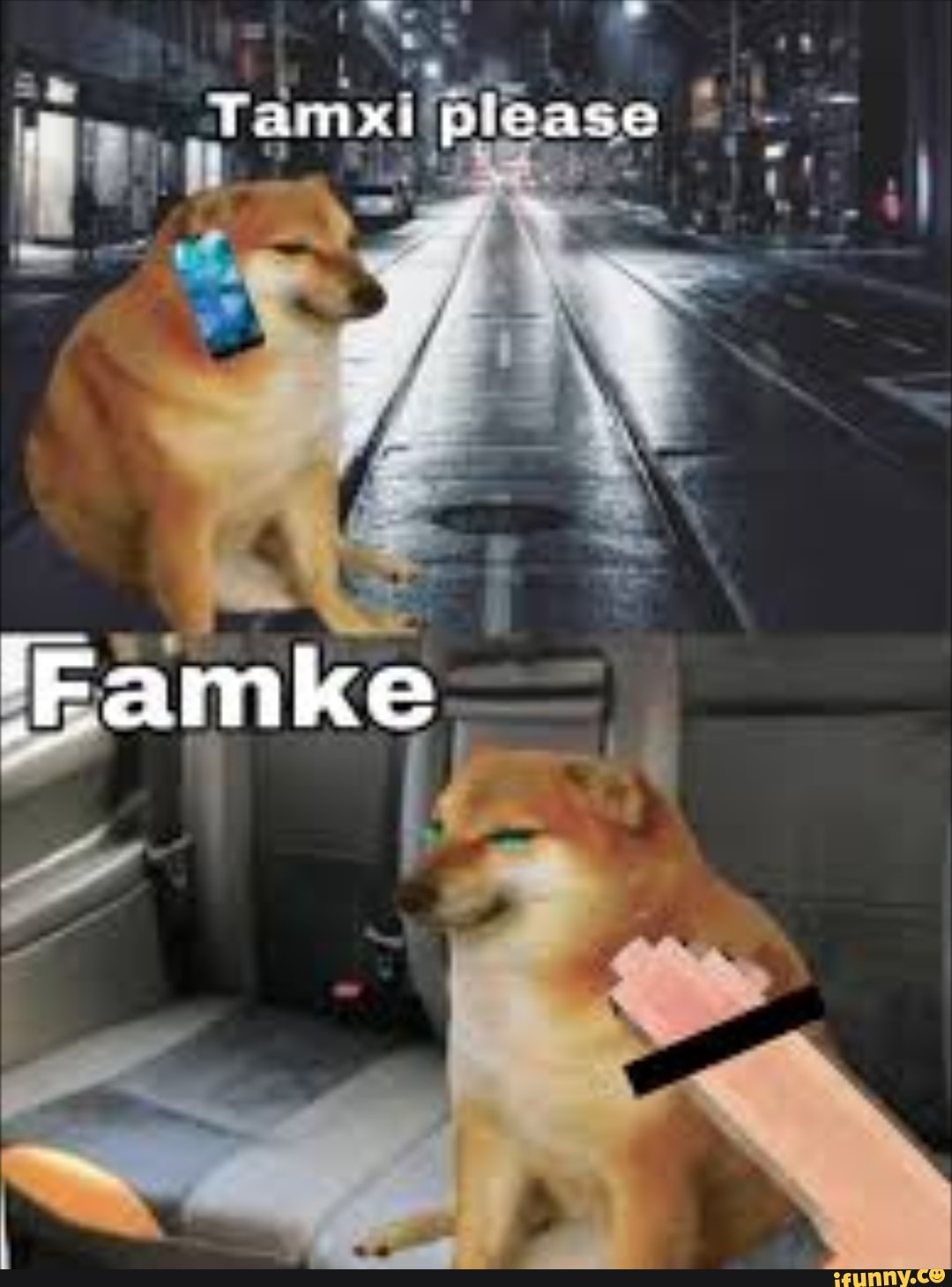 Một chiếc taxi bình thường cũng đủ thành trò cười