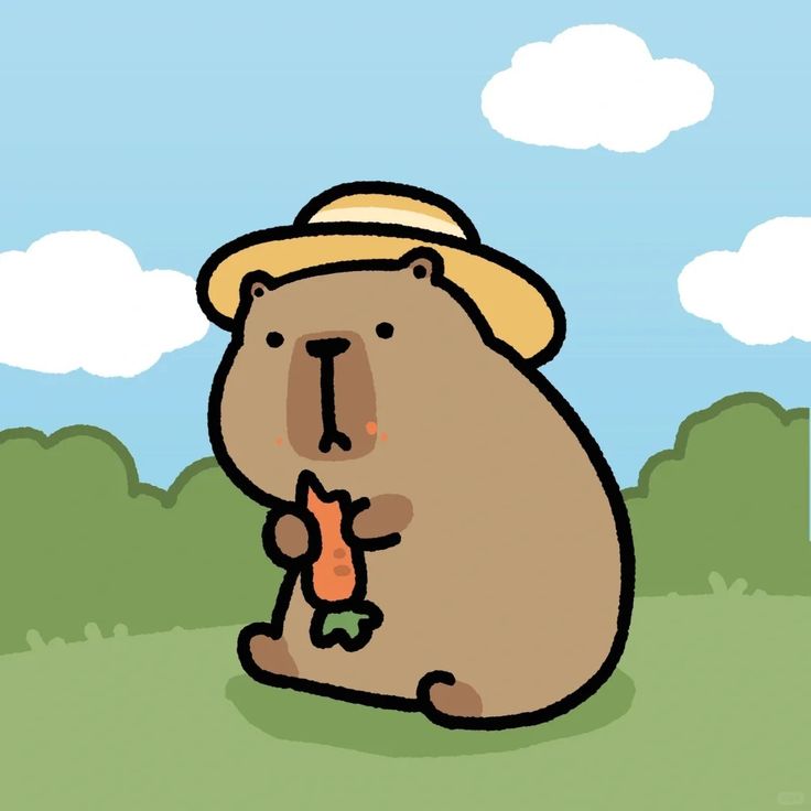 Người ta cáu, còn capybara ngồi thiền