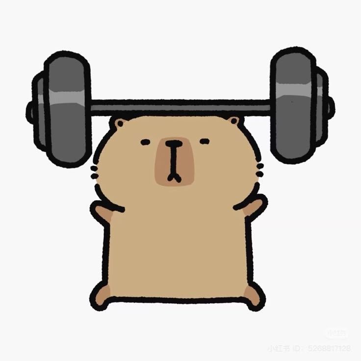 Người ta gồng, capybara gối đầu nằm chill
