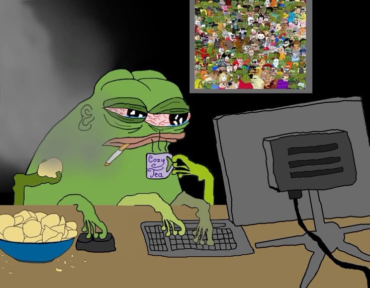 Những bức ảnh troll ếch xanh đã gắn liền với văn hóa meme hiện đại