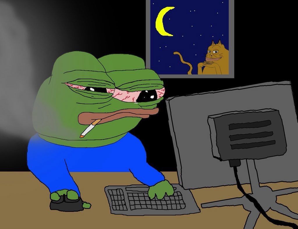 Những hình Pepe meme thường được dùng để chọc ghẹo hài hước