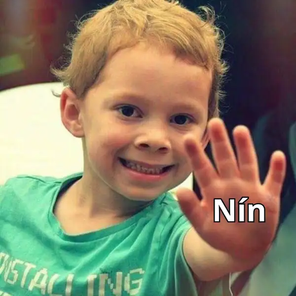 Nín một cái coi