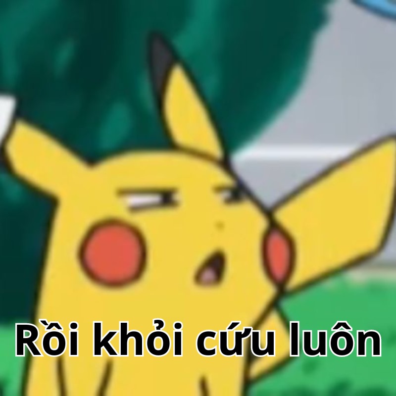 Rồi khỏi cứu luôn, cố làm gì nữa đâu