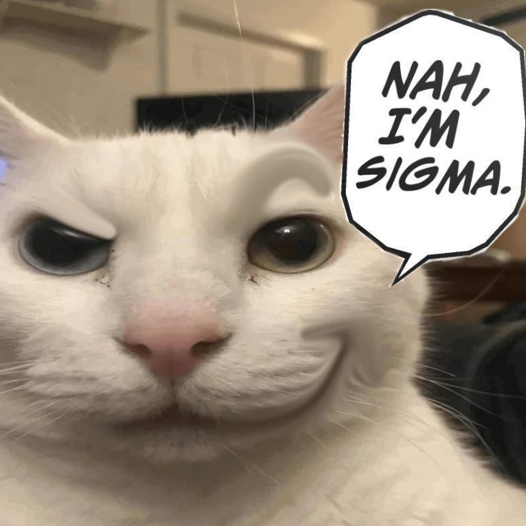 Sigma face meme