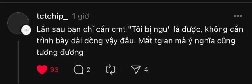 Tôi bị ngu meme