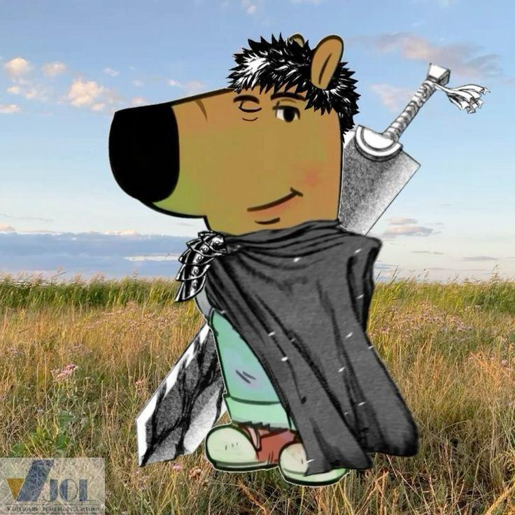 Ảnh meme chill guy hồn nhiên