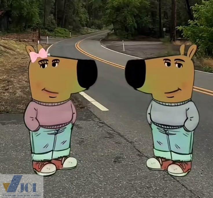 Ảnh meme chill guy vui vẻ