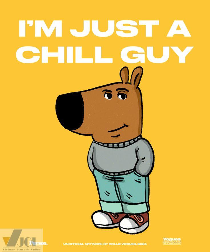 Chill guy vui vẻ meme chế