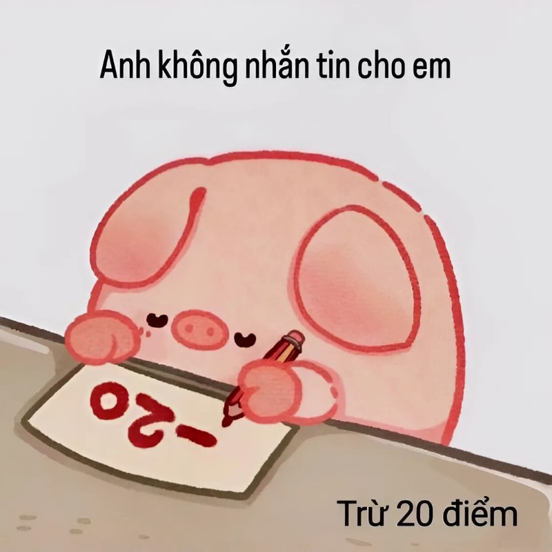 Meme tình yêu hài hước cute