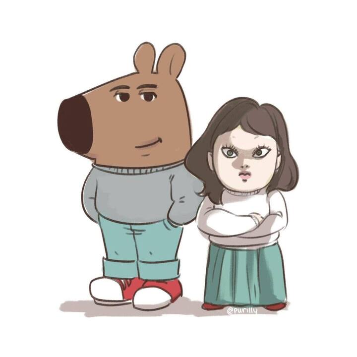 Queen Never Cry và Chill Guy meme