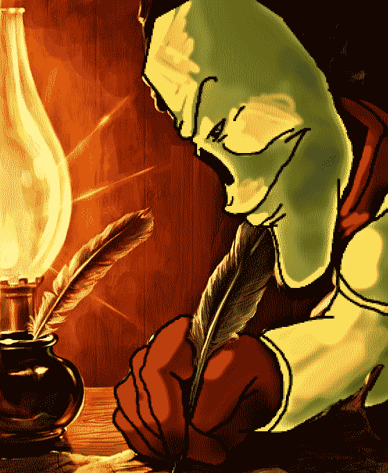 Blackbeard Writing meme