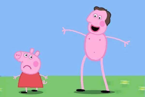 Peppa Pig cartoon meme