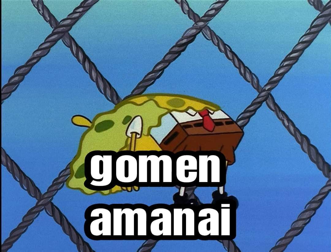 Gomen Amanai meme Twitter