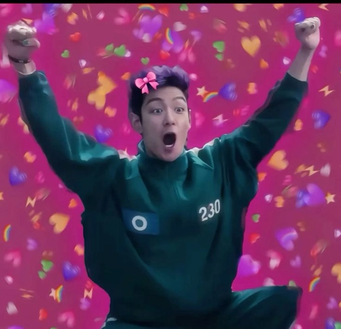 Meme Squid Game hài hước viral