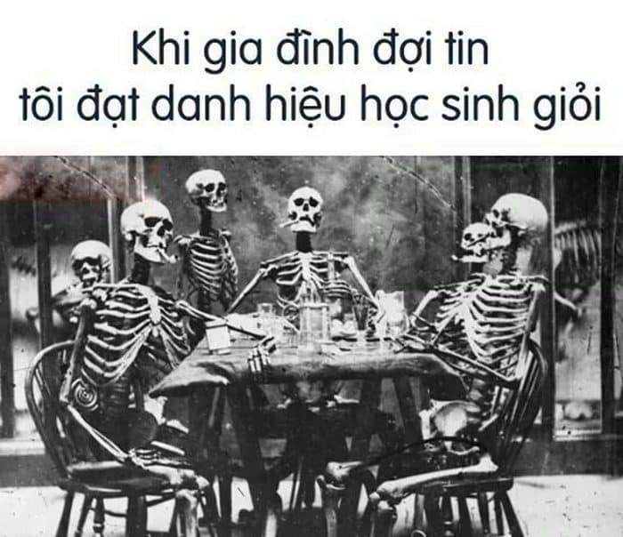 Meme Chờ Đợi Siêu Hài [Ảnh Meme Bộ Xương Chờ Đợi]
