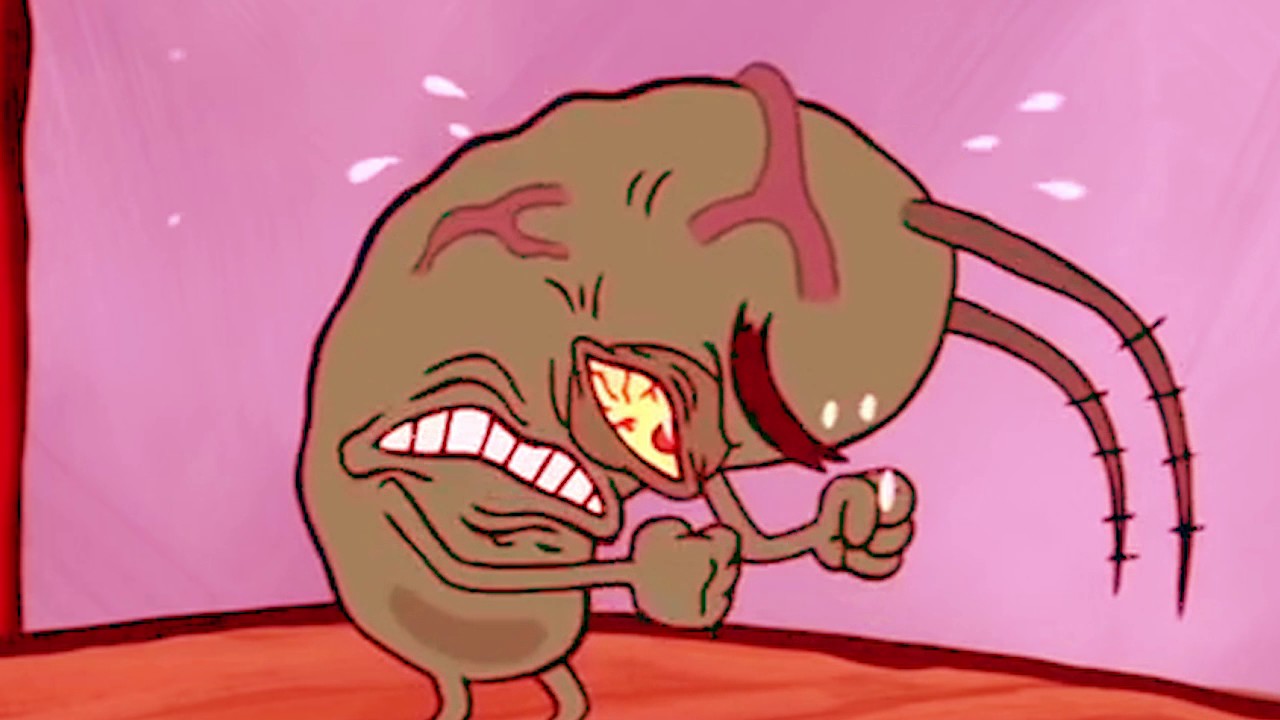 Triggered Plankton meme