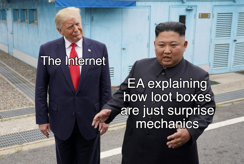 File:Trump and Kim Jong Un in the DMZ meme 4.jpg - Meming Wiki