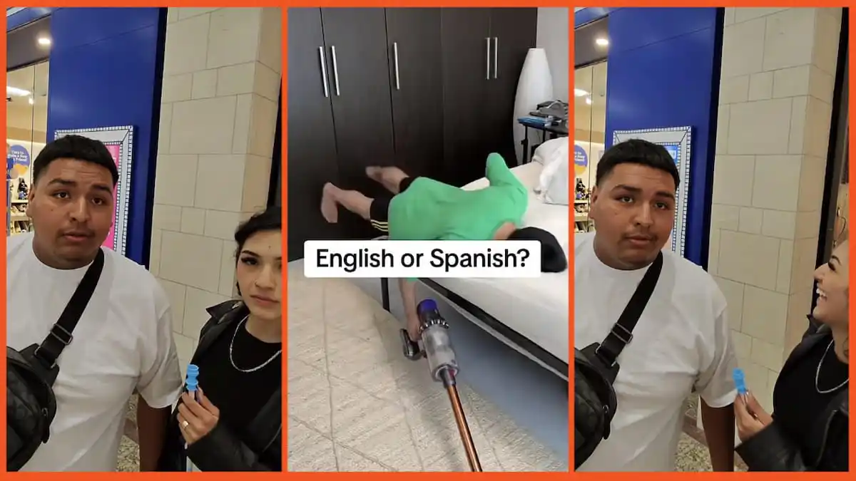 English or Spanish meme explained