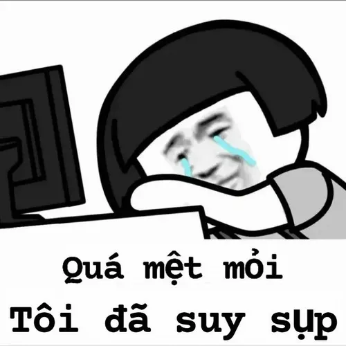 Meme gục ngã suy sụp