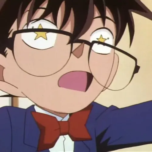 Conan meme nhíu mày