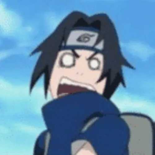 Sasuke quay lưng meme