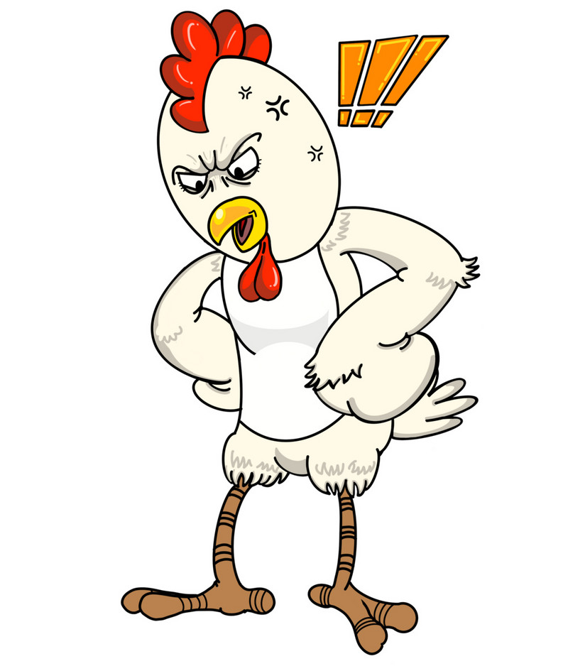 Gà tức giận meme