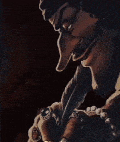 Blackbeard Writing GIF
