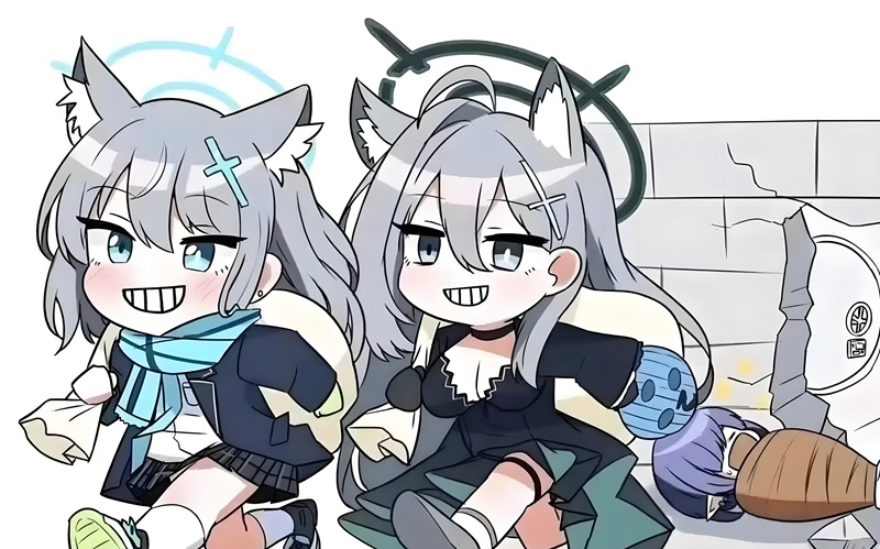 Blue Archive meme landscape